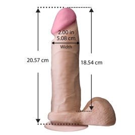 Фаллос Realistic Cock 8" UR3 with Balls