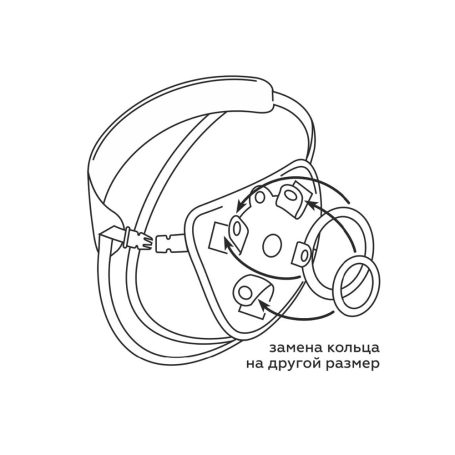 Трусики со шнуровкой UNI strap Harness