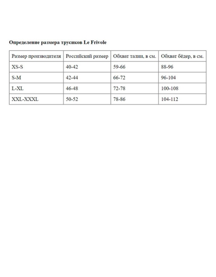 Пояс для чулок Le Frivole 04984