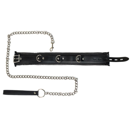 Ошейник с поводком Lola toys Fetish