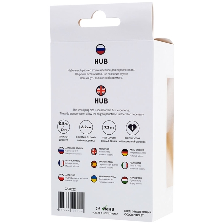 Анальная пробка Hub ToDo